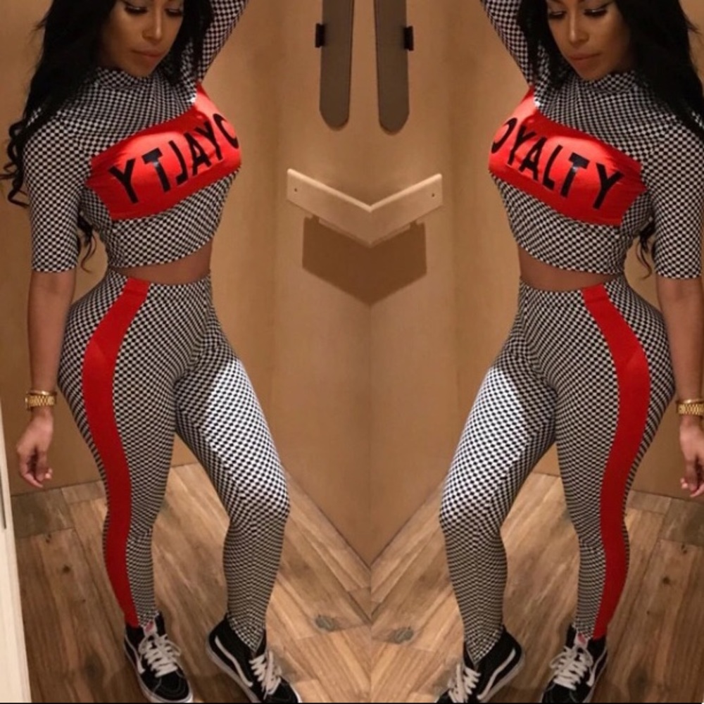 Royalty Crop Top Set